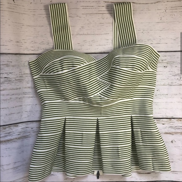 Anthropologie 'HD in Paris' Striped Peplum Top - Picture 3 of 5